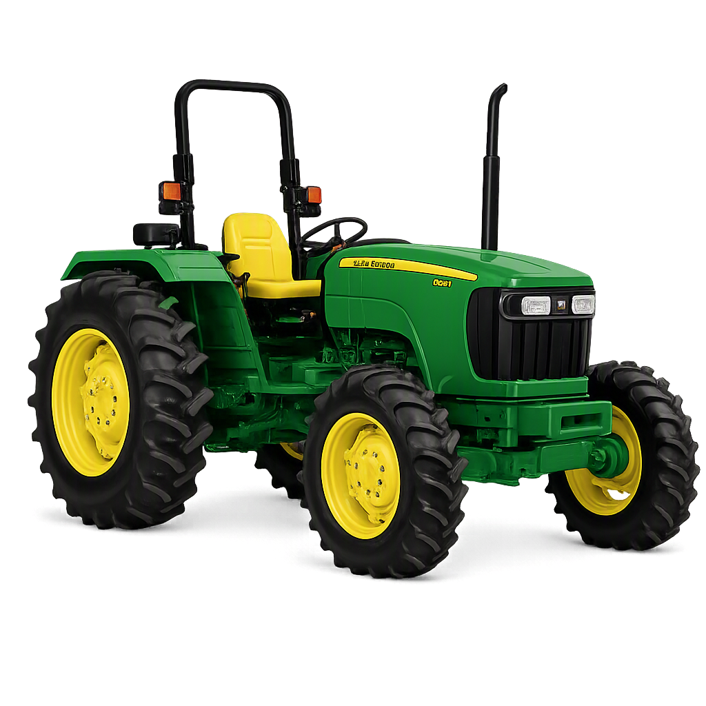 Green farm tractor for hire